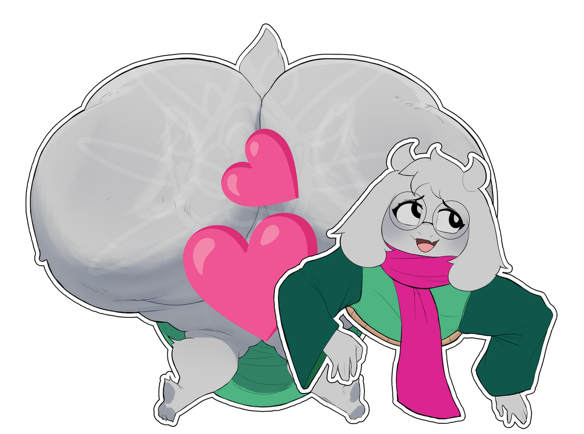 Ralsei stuck in the wall pack | Sticker pack